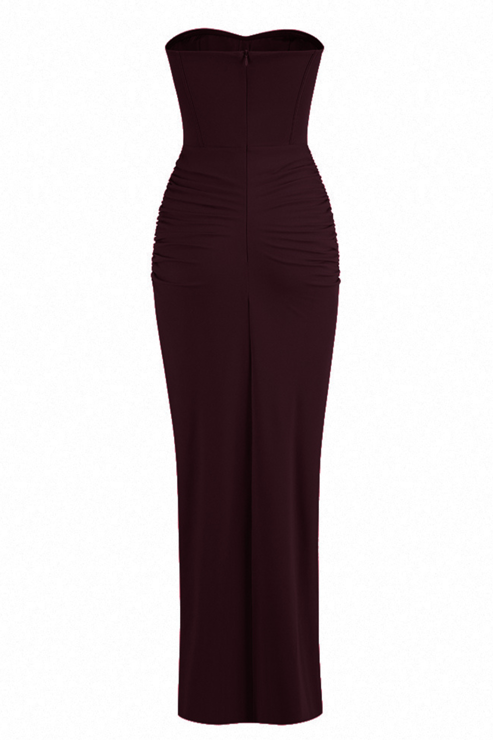 RAINA - ROBE LONGUE A CORSET AVEC FENTE