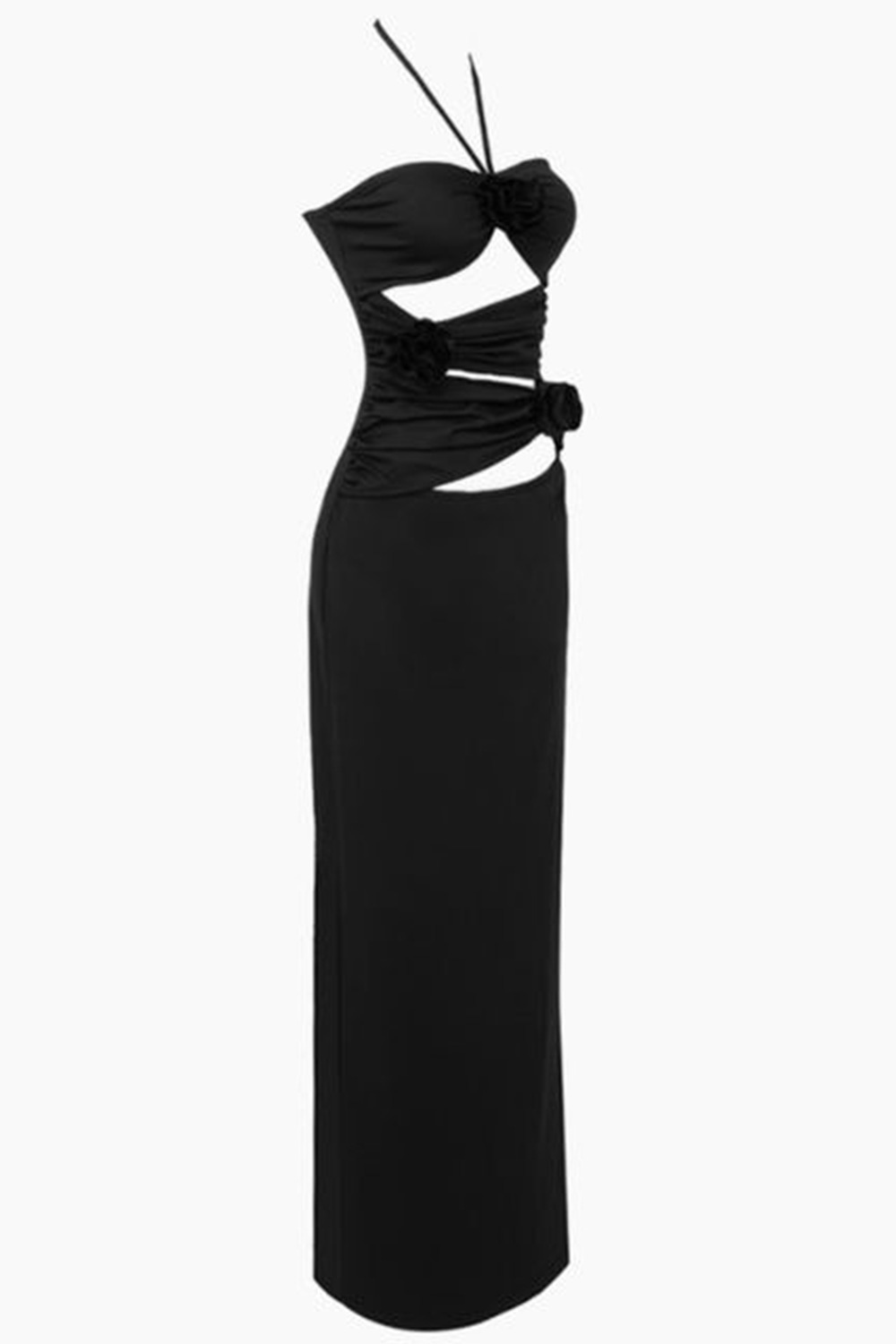 SILIA - ROBE LONGUE CUT OUT